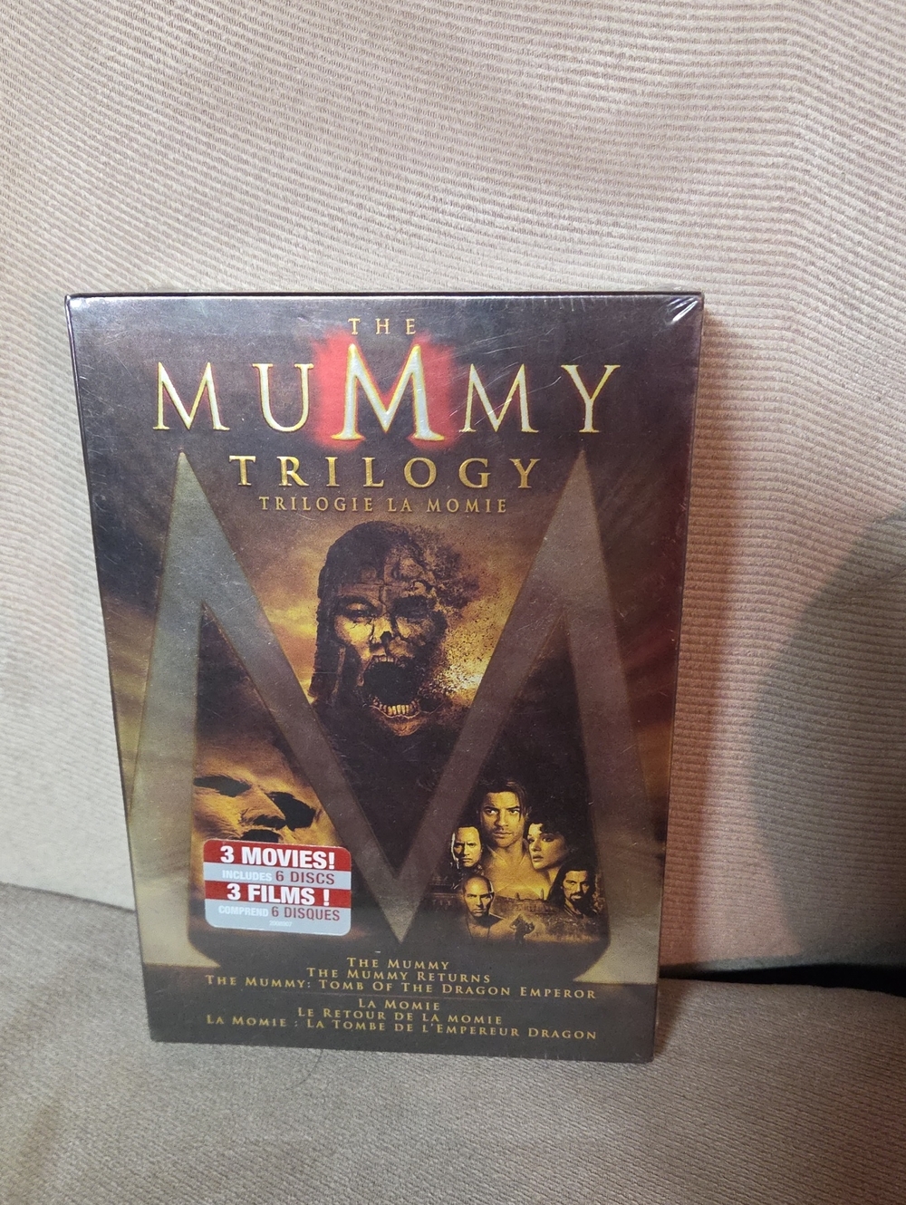 The Mummy Trilogy DVD Box Set - Brown